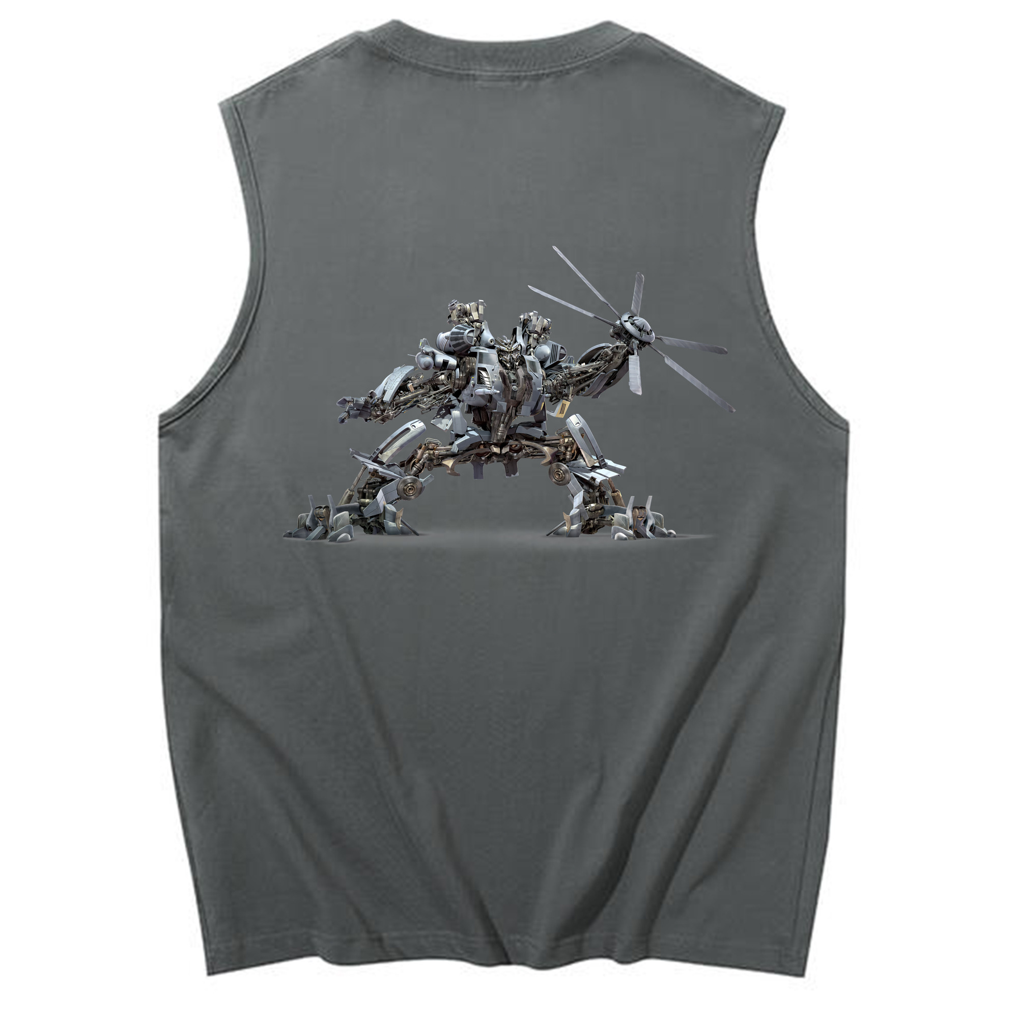 （画像用） Transformers トランスフォーマー コットン100％タンクトップ（背面プリント）